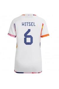Fotbalové Dres Belgie Axel Witsel #6 Dámské Venkovní Oblečení MS 2022 Krátký Rukáv